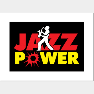 Jazz Power Hot Colors Design Posters and Art